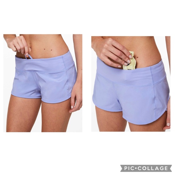 Lululemon Speed Up Short *2.5" Hydrangea Blue Size 4 - Picture 4 of 16